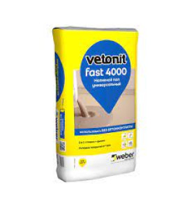 Özü yayılan şap WEBER VETONIT FAST 4000 20 kq Özü yayılan şap WEBER VETONIT FAST 4000 20 kq