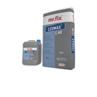 MR.FİX İzomax C 40 - Sement əsasli iki komponentli yari elastik su izolyasiya (35 kq)