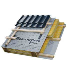 EUROVENT Basic- Diffuziyalı üç qat su və külək izolyasiya membranı (75 m2) EUROVENT Basic- Diffuziyalı üç qat su və külək izolyasiya membranı (75 m2)