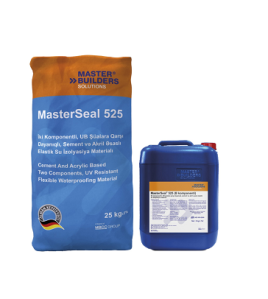 Sement əsaslı iki komponetlı elastik su izolyasiya BASF Master Builders Solutions MasterSeal 525 A=25 kq B=8 kq Sement əsaslı iki komponetlı elastik su izolyasiya BASF Master Builders Solutions MasterSeal 525 A=25 kq B=8 kq