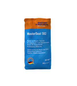 Sement əsaslı iki komponetlı akril əasalı pozitiv ve neqativ su izolyasiya BASF Master Builders Solutions MasterSeal 582 A=25 kq B=2 kq Sement əsaslı iki komponetlı akril əasalı pozitiv ve neqativ su izolyasiya BASF Master Builders Solutions MasterSeal 582 A=25 kq B=2 kq