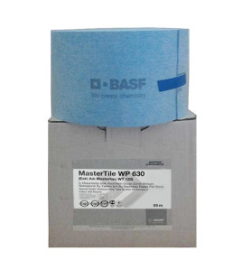 Dərz polipropilen keçə termoplastik elastomer əsaslı pah bandı BASF Master Builders Solutions MasterTile WP 630 50 metrə Dərz polipropilen keçə termoplastik elastomer əsaslı pah bandı BASF Master Builders Solutions MasterTile WP 630 50 metrə