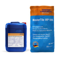 Sement əsaslı iki komponetlı elastik su izolyasiya BASF Master Builders Solutions MasterTile WP 666 A=20 kq B=10 kq Sement əsaslı iki komponetlı elastik su izolyasiya BASF Master Builders Solutions MasterTile WP 666 A=20 kq B=10 kq