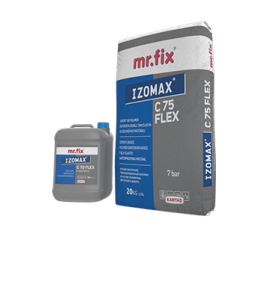 Şəffaf UV davamlı silikat əsaslı su izolyasiya Mr.Fix İzomax C 75 A=25 kq B=10 kq Şəffaf UV davamlı silikat əsaslı su izolyasiya Mr.Fix İzomax C 75 A=25 kq B=10 kq