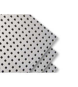 Səs izolyasiya alcipan Knauf Akustik Panel C2 Standart kvadrat delikli 12,5 mm 1200x2500 mm