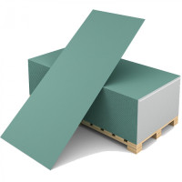 Gipsokarton lövhə Knauf GKLN Alcipan nəmə davamlı Yaşıl 9,5 mm 2500x1200 mm Gipsokarton lövhə Knauf GKLN Alcipan nəmə davamlı Yaşıl 9,5 mm 2500x1200 mm