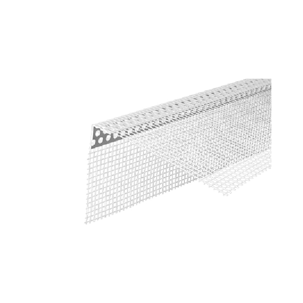 Profil künc üçün PVC plastik setkalı Profil künclüyü 10*15 sm Uzunluq 2,5 metr