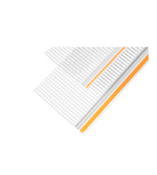 Profil pəncərə üçün PVC plastik setkalı özüyapısqanlı Profil pəncərə kənarı 6 mm Uzunluq 2,4 metr