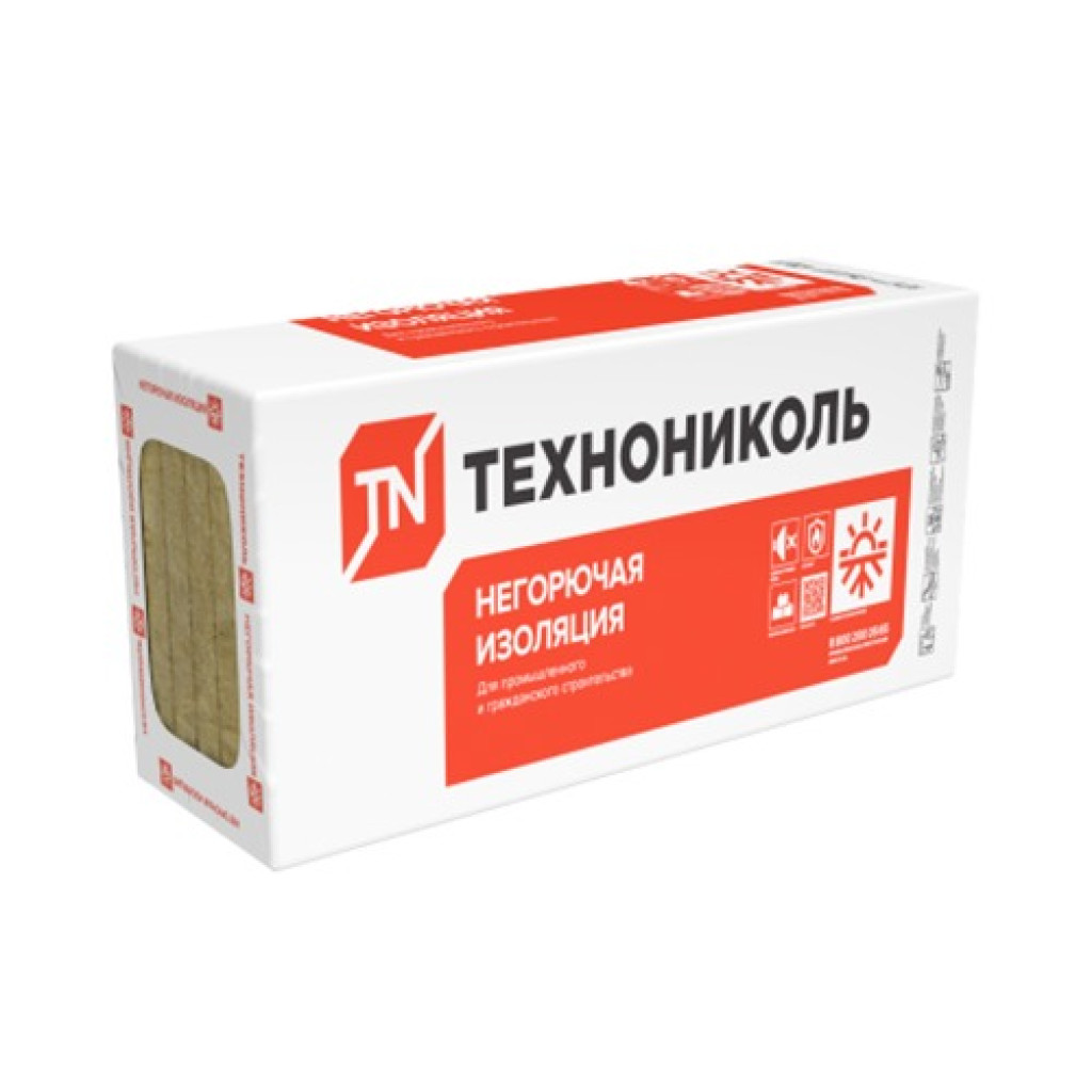 İstilik izolyasiya daş yunu TEXNONIKOL Texnofas Optima 50 mm 600x1200 mm (6 plitə)