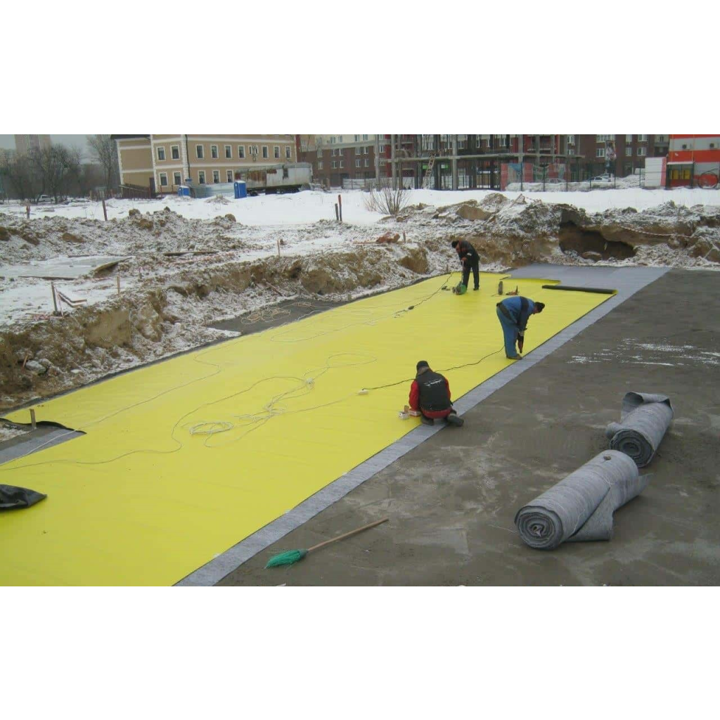 Su izolyasiya PVC membranı Texnonikol Logicbase V-SL 1,5 mm 2,05x20 m