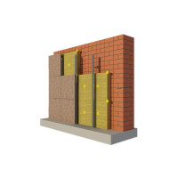 İstilik izolyasiya daş yunu TEXNONIKOL Texnovent Optima 50 mm 600x1200 mm (6 plitə) İstilik izolyasiya daş yunu TEXNONIKOL Texnovent Optima 50 mm 600x1200 mm (6 plitə)