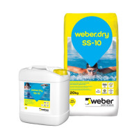 Sement esasli iki komponetlı elastic su izolyasiya Weber.dry SS-10 Sement esasli iki komponetlı elastic su izolyasiya Weber.dry SS-10