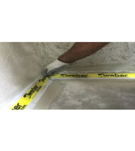Dərz su izolyasiya pah bantı sentetik kauçuk əsaslı polyester keçə Weber Köşebant 100/120 50 metrə Dərz su izolyasiya pah bantı sentetik kauçuk əsaslı polyester keçə Weber Köşebant 100/120 50 metrə