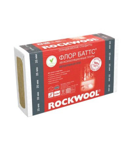 İstilik izolyasiya daş yunu ROCKWOOL Floor Bats 25 mm 600x1200 mm (8 plitə) İstilik izolyasiya daş yunu ROCKWOOL Floor Bats 25 mm 600x1200 mm (8 plitə)