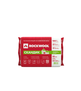 İstilik izolyasiya daş yunu ROCKWOOL Skandik (Layt Bats) 50 mm 600x800 mm (12 plitə) İstilik izolyasiya daş yunu ROCKWOOL Skandik (Layt Bats) 50 mm 600x800 mm (12 plitə)
