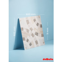 Mat keramik qranit 600 x 600 x 9 mm