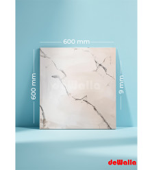 Ceralux mat keramik qranit 600 x 600 x 9 mm