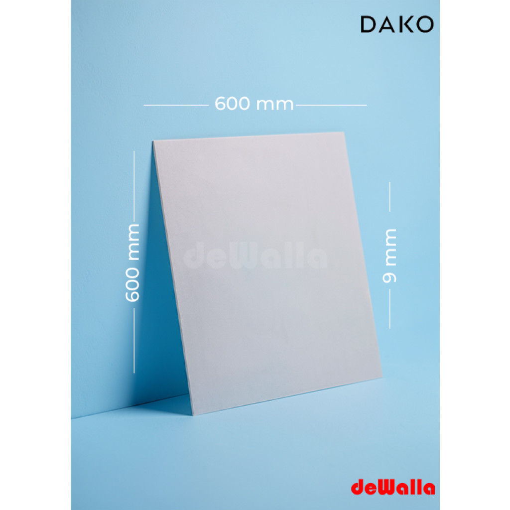 Dako mat keramik qranit 600 x 600 x 9 mm