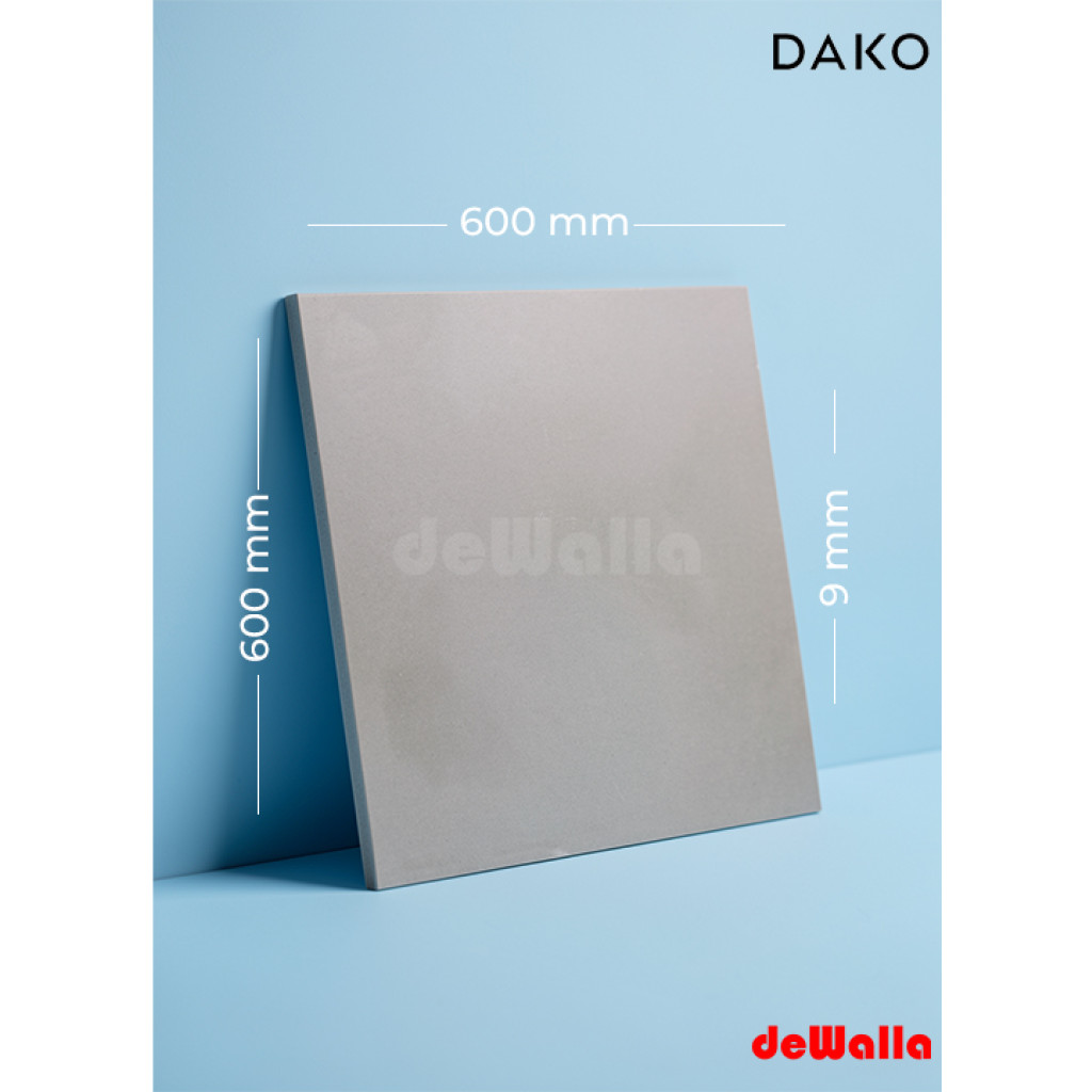 Dako mat keramik qranit 600 x 600 x 9 mm