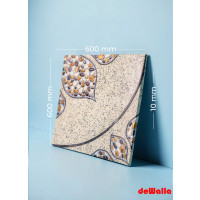 Mat keramik qranit 600 x 600 x 10 mm (Arcivan boz)