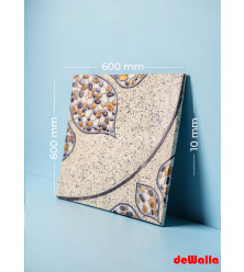 Mat keramik qranit 600 x 600 x 10 mm (Arcivan boz)