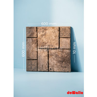 Mat keramik qranit 600 x 600 x 10 mm (Patina boz)