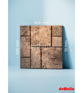 Mat keramik qranit 600 x 600 x 10 mm (Patina boz)