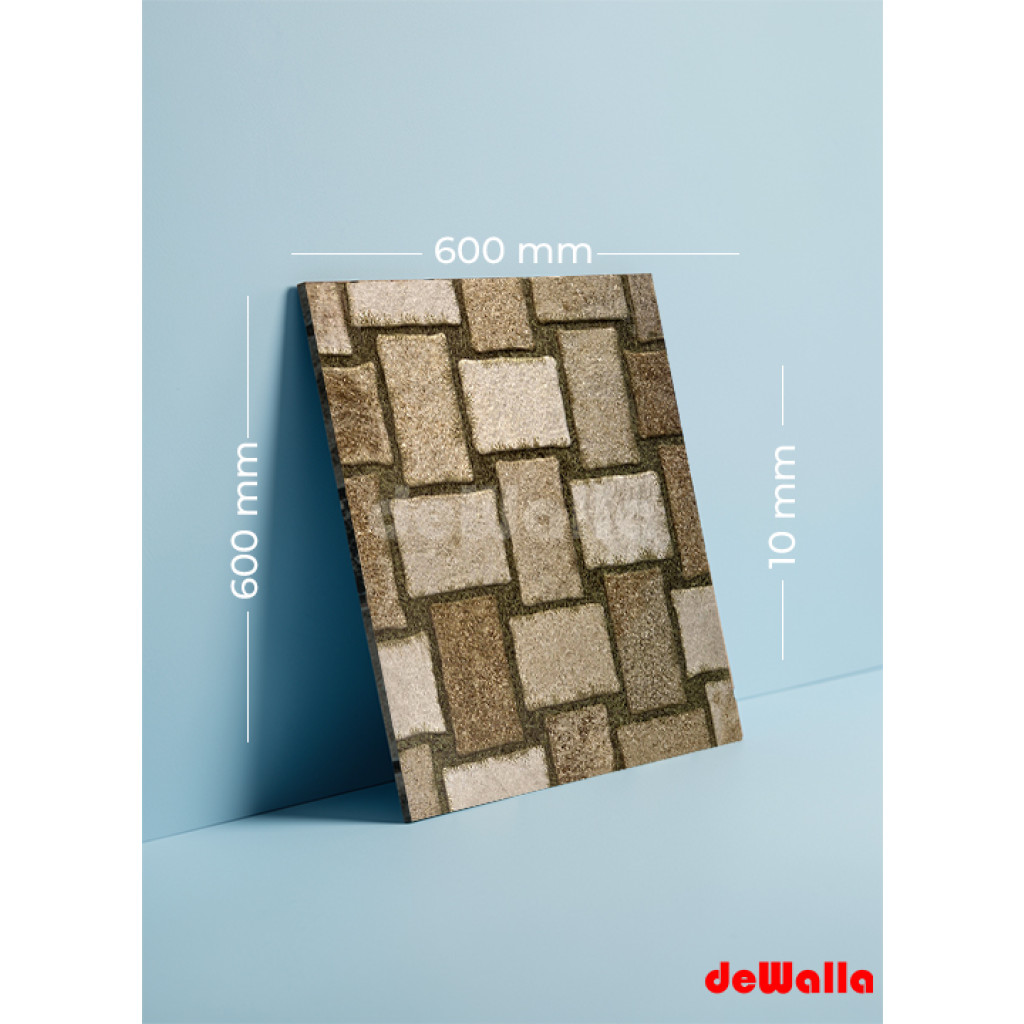 Mat keramik qranit 600 x 600 x 10 mm (Street cemen)