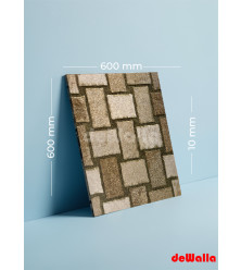 Mat keramik qranit 600 x 600 x 10 mm (Street cemen)