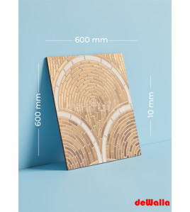 Mat keramik qranit 600 x 600 x 10 mm (Tradis kahve)