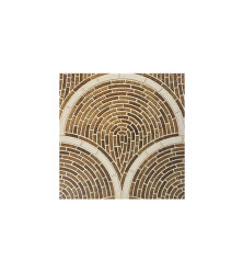 Mat keramik qranit 600 x 600 x 10 mm (Tradis kahve)