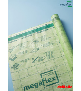 Megaflex İki qatlı buxar izolyasiya materialı Parostop B (70 m²)