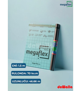Megaflex 3 qatlı nəmə və küləyə davamlı membran Roof Extra (70 m²)