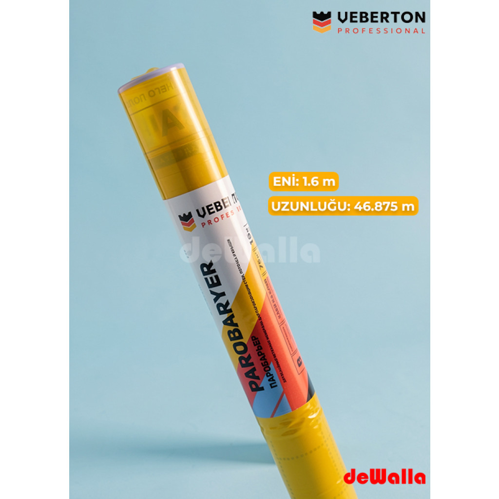 Veberton buxar izolyasiya membranı Parobaryer B (75 kv.m)