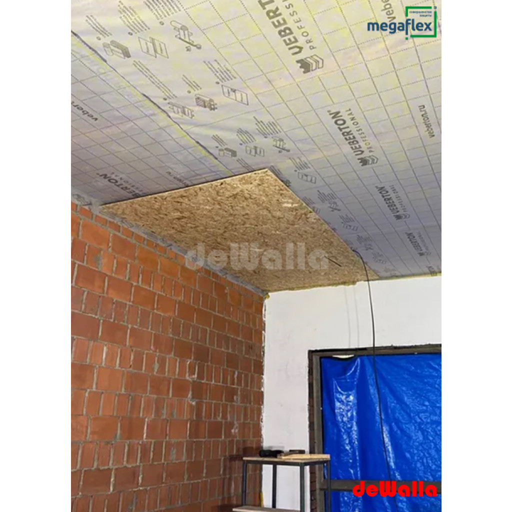 Veberton buxar izolyasiya membranı Parobaryer B (75 kv.m)