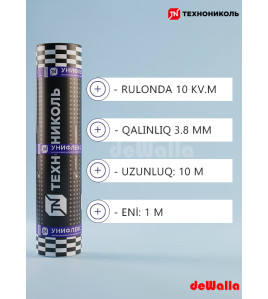 Su izolyasiya Bitum Membranı TEXNONIKOL Unifleks EKP 10x1 m