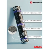 Su izolyasiya Bitum Membranı TEXNONIKOL Unifleks EKP 10x1 m