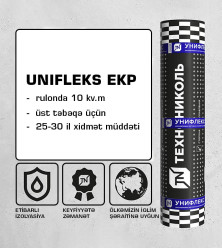 Su izolyasiya Bitum Membranı TEXNONIKOL Unifleks EKP 10x1 m