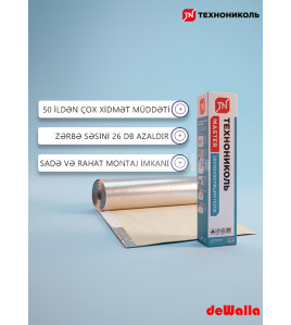 Döşəmə üçün Səs İzolyasiyası Texnonikol 7000х1000 mm