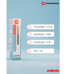 Döşəmə üçün Səs İzolyasiyası Texnonikol 7000х1000 mm