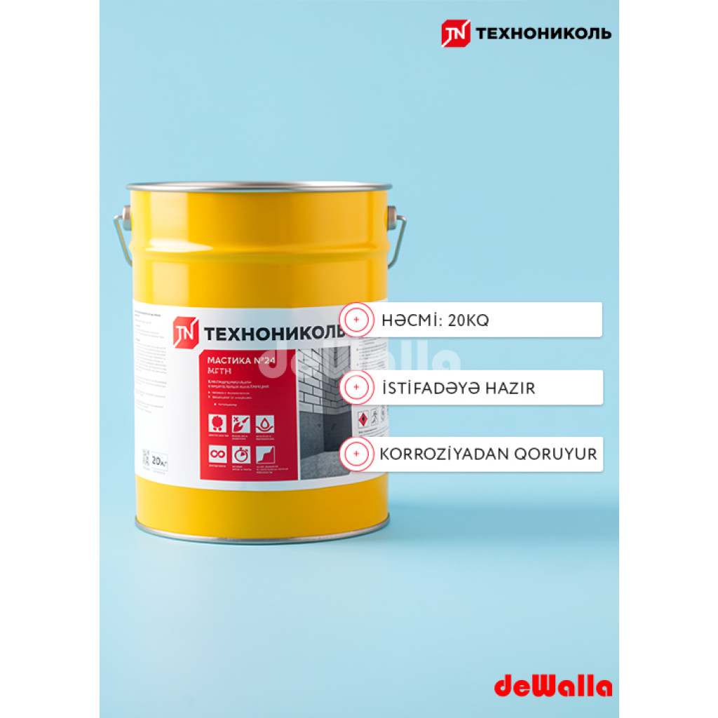 Texnonikol №24 su izolyasiya bitum praymer 20 kq