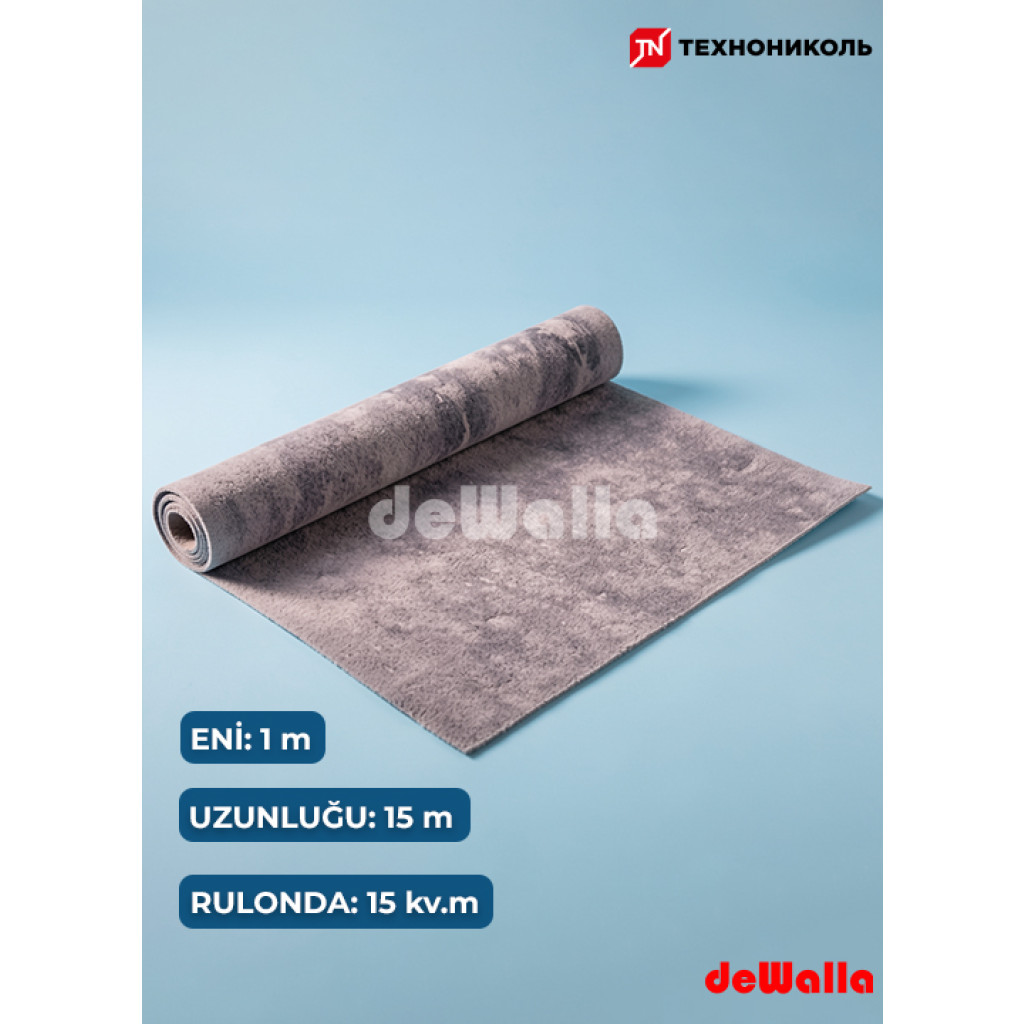 Texnonikol dam örtüyü və su izolyasiyası Ruberoid RPP 300 (15 m²)