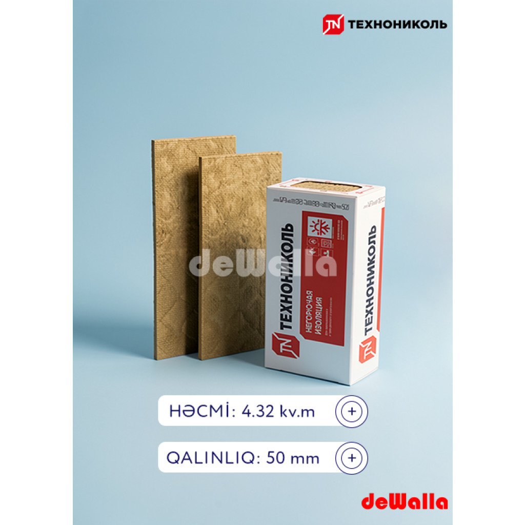 Texnonikol Texnofas Dekor 600x1200x50 mm (6 plitə)