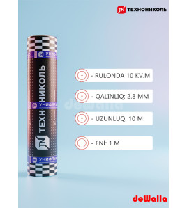 Su izolyasiya bitum membranı Texnonikol Unifleks EPP 10x1 m