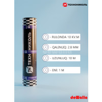 Su izolyasiya bitum membranı Texnonikol Unifleks TPP 10x1 m