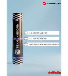 Su izolyasiya bitum membranı Texnonikol Unifleks TPP 10x1 m