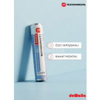 Düz dam üçün yapışqanlı bitum əsaslı (tol) su izolyasiyası Texnonikol Master (1x8 m)