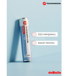 Düz dam üçün yapışqanlı bitum əsaslı (tol) su izolyasiyası Texnonikol Master (1x8 m)